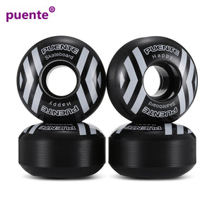 PUENTE 4pcs Cruiser Skateboard Wheels 52mm