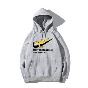 2018New High JUST BREAK IT Printed Hoodie