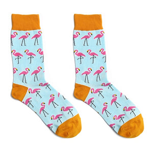 Adult Size Mid Flaming Flamingos Socks